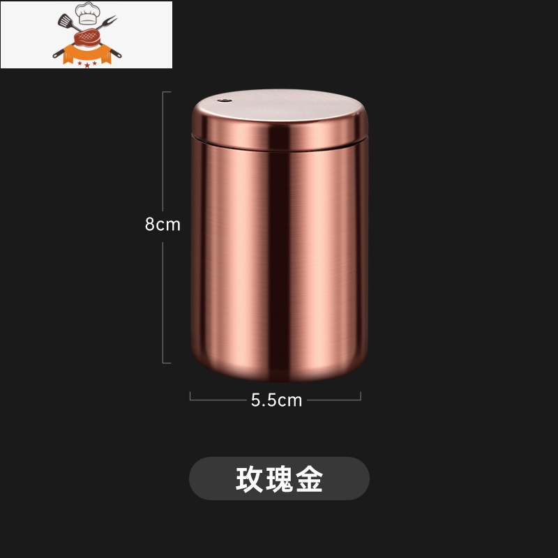 牙签筒不锈钢高档牙签盒桶家用创意个性饭店定制商用北欧罐 敬平 玫瑰金Y6PIC3