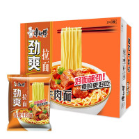 康师傅方便面劲爽拉面24袋整箱装泡面红烧香辣老坛酸菜方便面批发