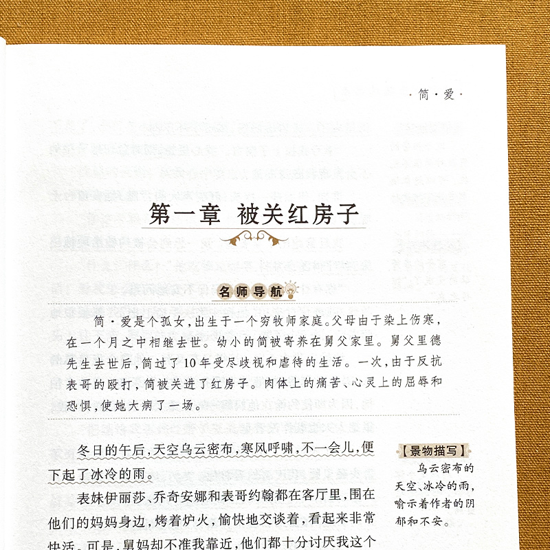 九年级课外书_简爱 [正版]知识考题版 简爱人教版 书籍原著初中版九年级必读 名师导航无障碍阅读世界名著快乐阅读系列高清大图
