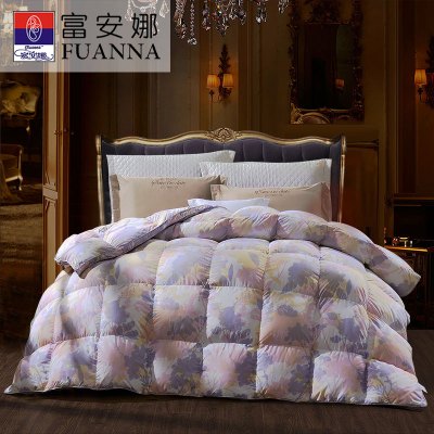 比618便宜：819元包邮  FUANNA 富安娜 95%白鹅绒被 230*229cm
