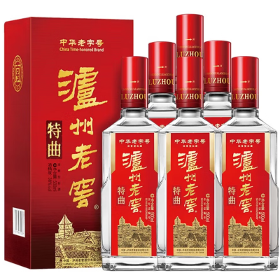 泸州老窖 特曲老字号 38度500ml*6瓶 浓香型白酒 整箱