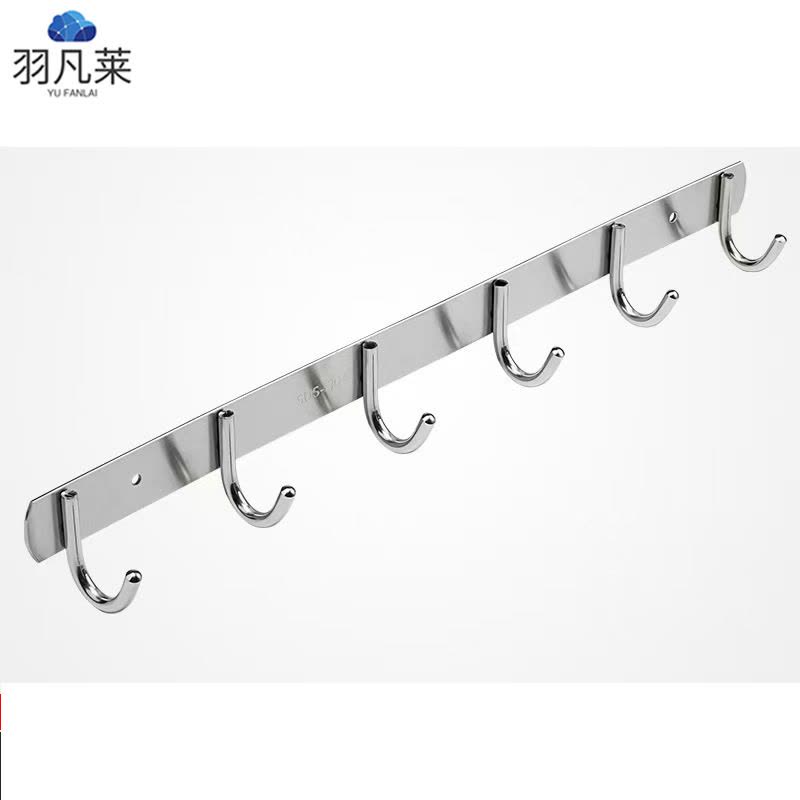 羽凡莱 6钩衣帽挂钩 不锈钢 个图片