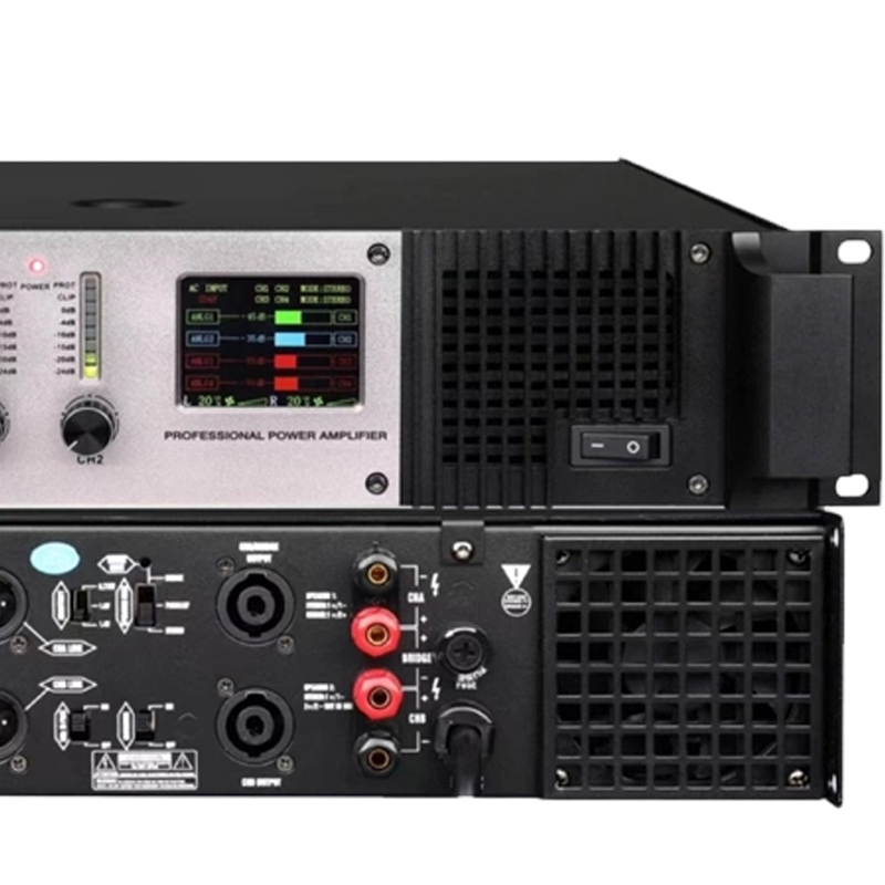 HTW华科声MK-400 两通道功率放大器家用K歌KTV大功率专业音箱功放器音响家庭影院高清大图