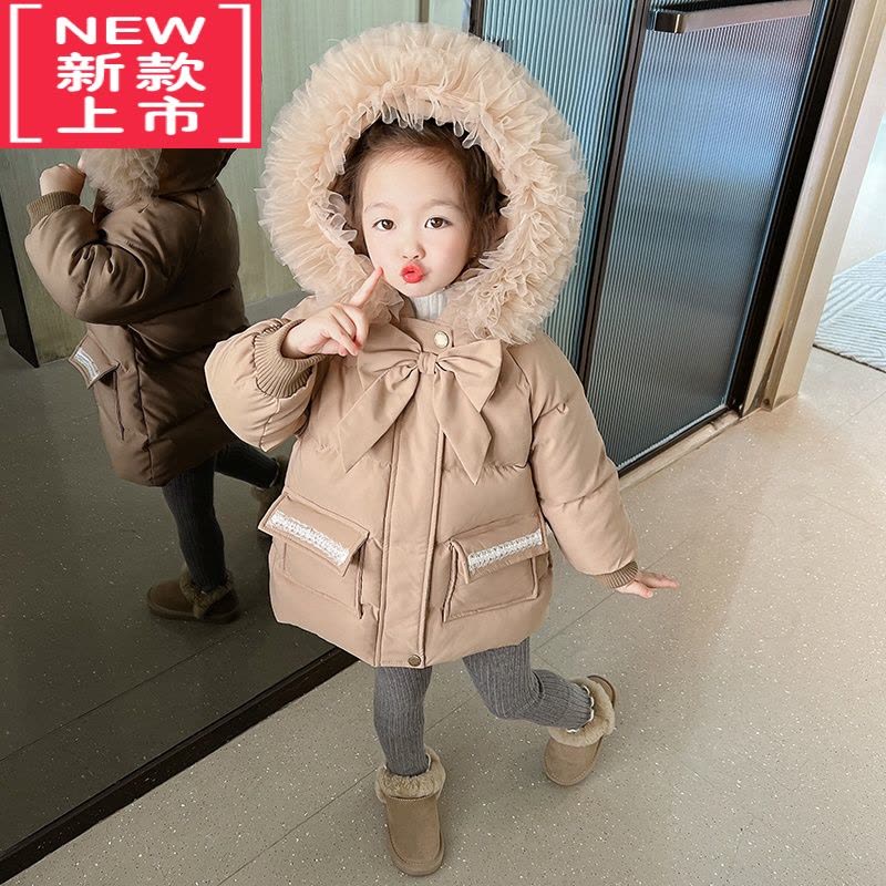 可莉允女童棉衣2022新款秋冬一岁宝宝冬装棉服洋气时髦儿童冬季棉袄外套图片