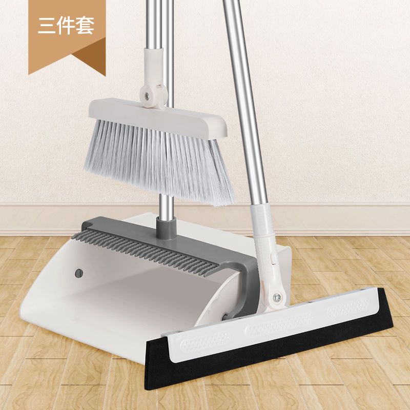 单个旋转扫把 折叠扫把r簸箕套装家用打扫头发神器扫地软毛扫帚旋转笤帚