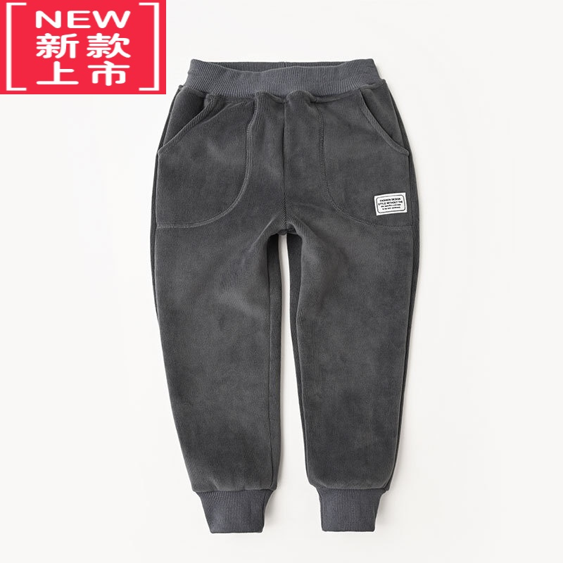 可莉允儿童加绒裤 男童女童外穿一体绒裤 秋冬季保暖裤 中小童 山东网店