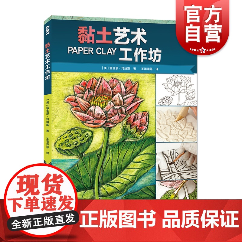 黏土艺术工作坊 ART创意训练营 洛金恩玛纳斯 粘土零基础教程 黏土初学者 手工制作 艺术理论 创意设计 上海人民美术出高清大图