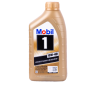 Mobil美孚一号0W-40汽车润滑油全合成金美孚1号机油1L*12 SN正品