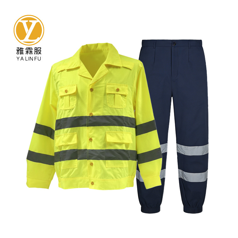 雅霖服 高可视性夏季防护服 各码 套高清大图