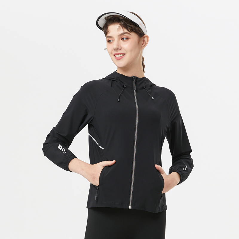 思凯乐(SCALER) 防晒夹克 F3702331 女经编防晒夹克 珊瑚橙 件