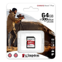 金士顿(Kingston)SD卡64GB U3 V90读300MB/s写260MB/s支持8K单反微单相机存储卡内存卡