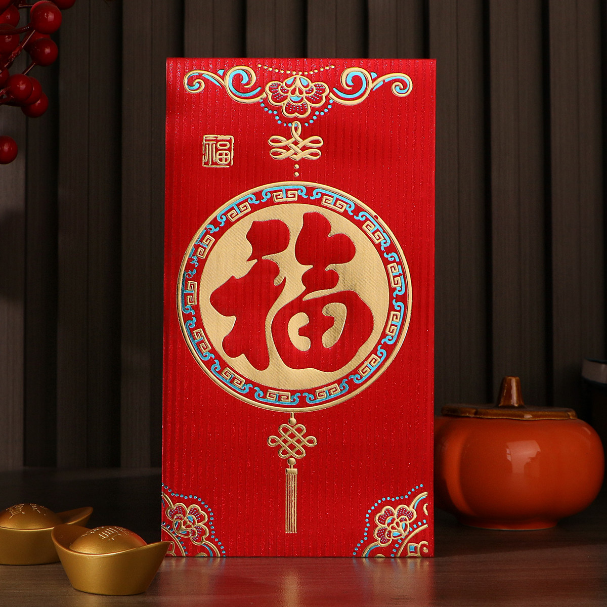 智美环球 2026新款红包袋过年利是大红包袋 压岁包-千元(6个)*10高清大图