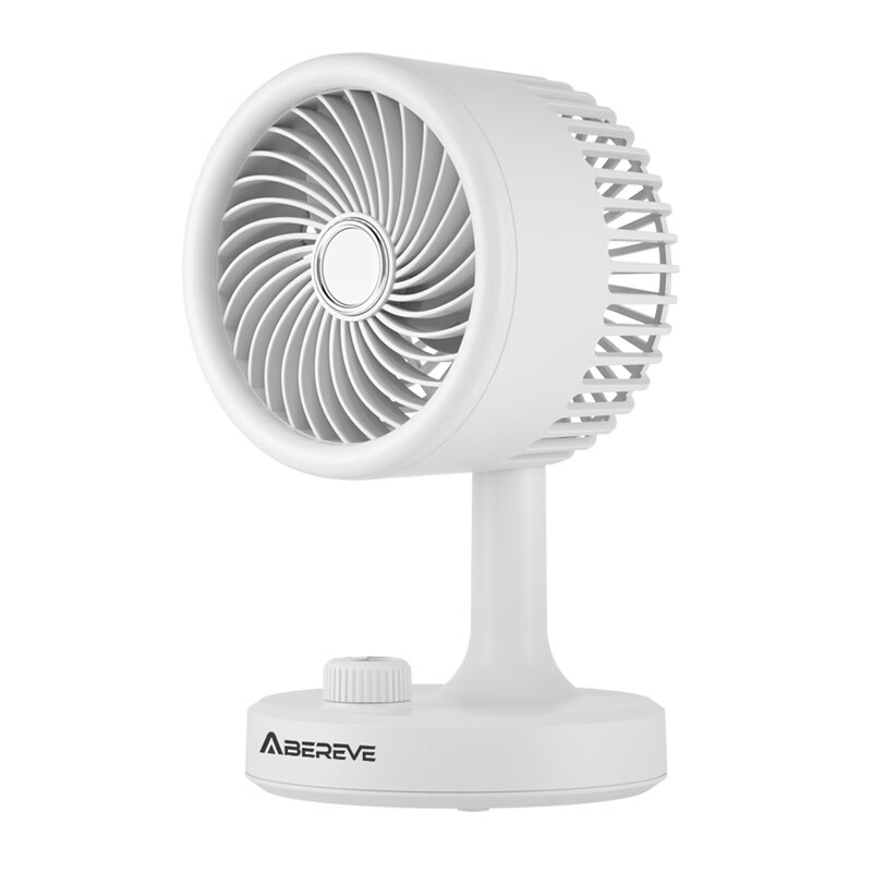 艾贝丽台式小风扇简约USB桌面可充电便携静音电风扇ABL-SF34