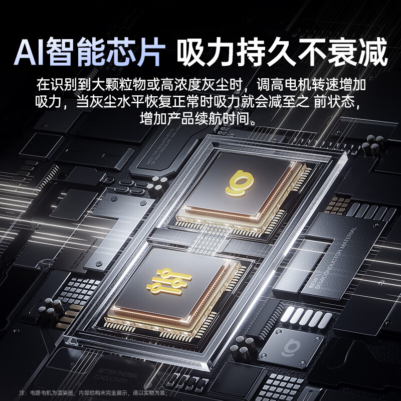 倍思 A5 车载吸尘器 (16000pa) 星耀黑C30459500111-00高清大图