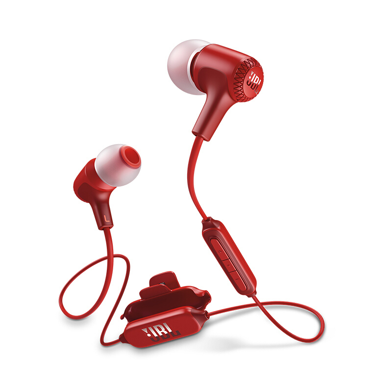JBL E25BT 入耳式无线蓝牙运动耳机 红色