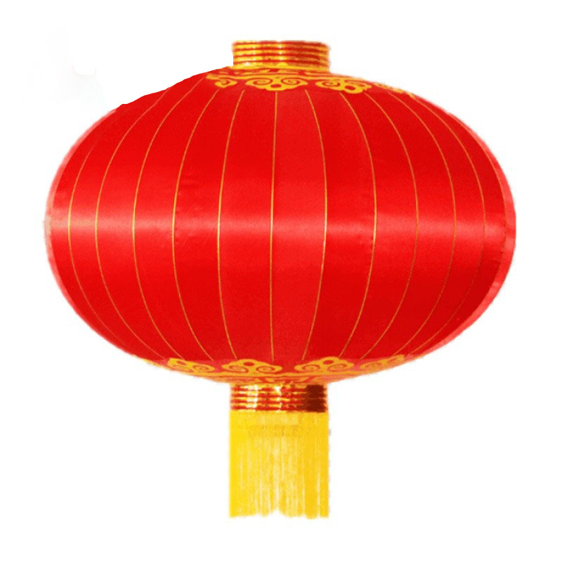 茶花(CHAHUA)大红灯笼户外防水防晒直径广告国庆节日装饰春节新年大门口铁口绸 200# 直径1.5米 1个高清大图