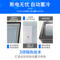 冰熊(bing xiong)BC/BD-236AB升商用大冰柜 卧式大冰库冷柜 冷藏冷冻转换展示柜 卧式双门顶开冰柜