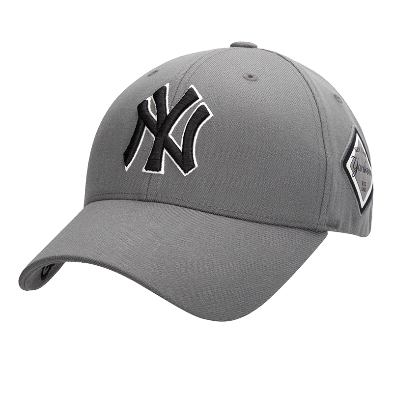 MLB帽子男女情侣刺绣硬顶棒球帽四季鸭舌帽 3ACP8501N-50GRS