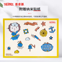 膳魔师(THERMOS)塑料杯tritan吸管杯吸便携婴儿防呛宝宝学饮杯BBSD-400