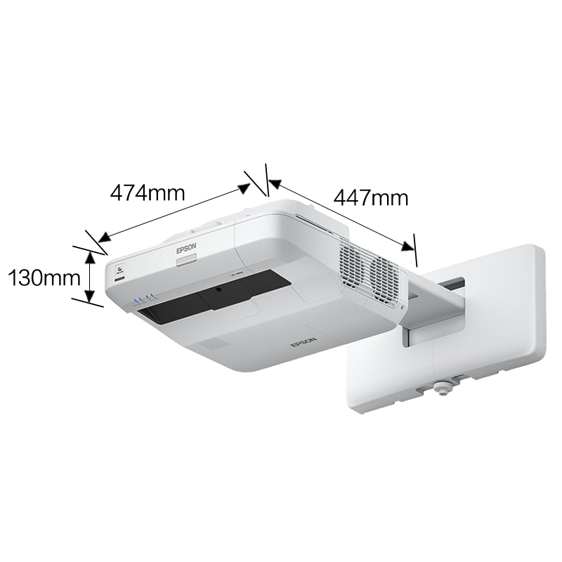 [套餐]爱普生(EPSON)CB-1460Ui[上门安装]多功能手指互动教育超短焦智能投影机商务超高清投影仪4400流明