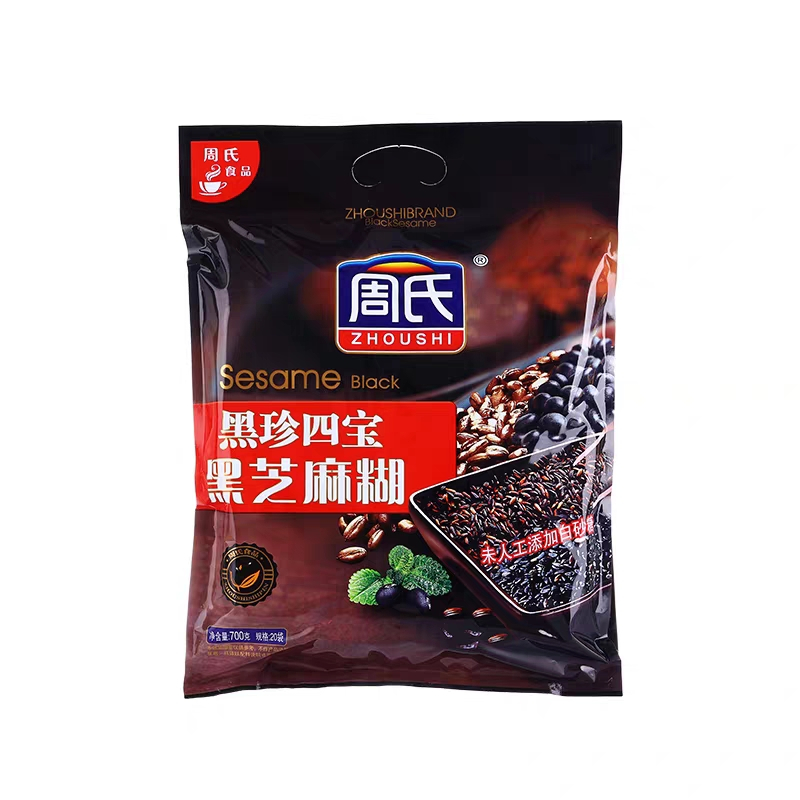 周氏(zhoushichongtiao) 传统小磨黑芝麻糊700g