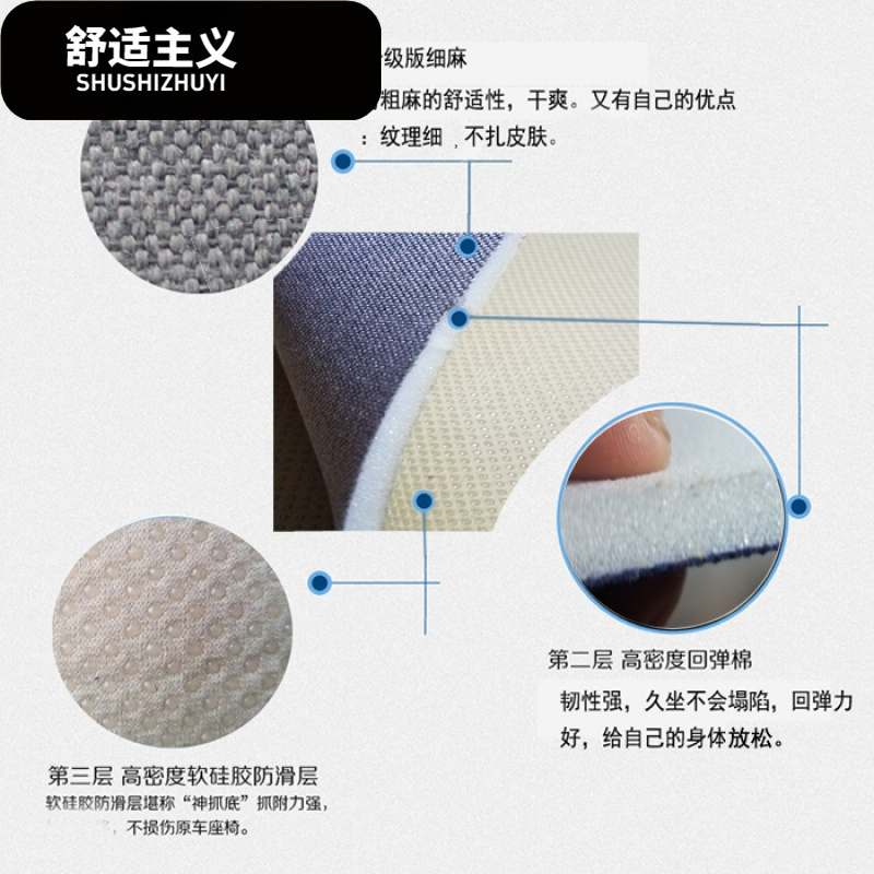 马自达2马3马6马六马三CX5昂克赛拉专用亚麻座套全包汽车坐垫四季