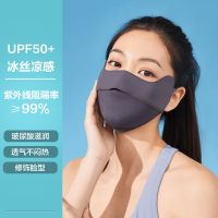 【lalplna】全遮脸口罩 碳灰色