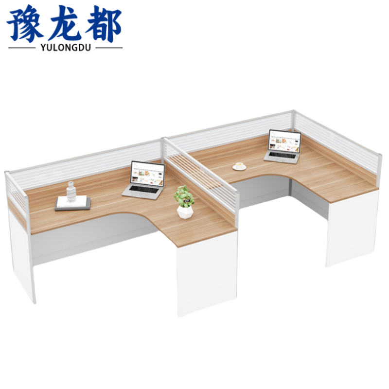 豫龙都职员桌 F型张高清大图