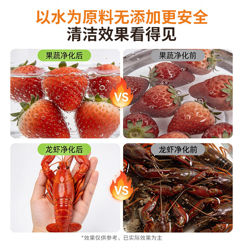 志高CHIGO强力涡流果蔬清洗机ZGGS-X4 4升大容量高效去农残家用设计高清大图