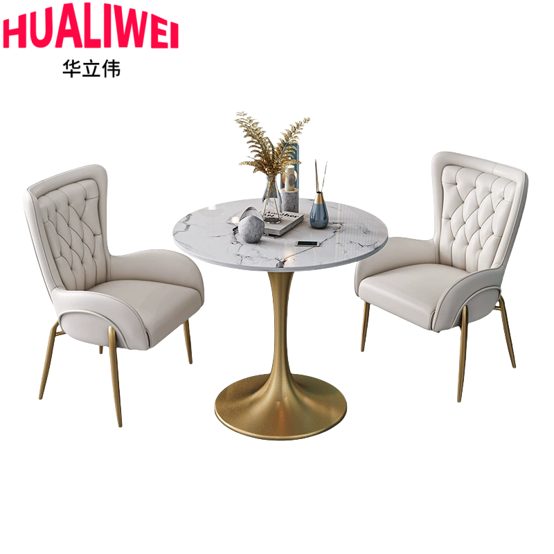 华立伟洽谈桌椅一桌两椅套