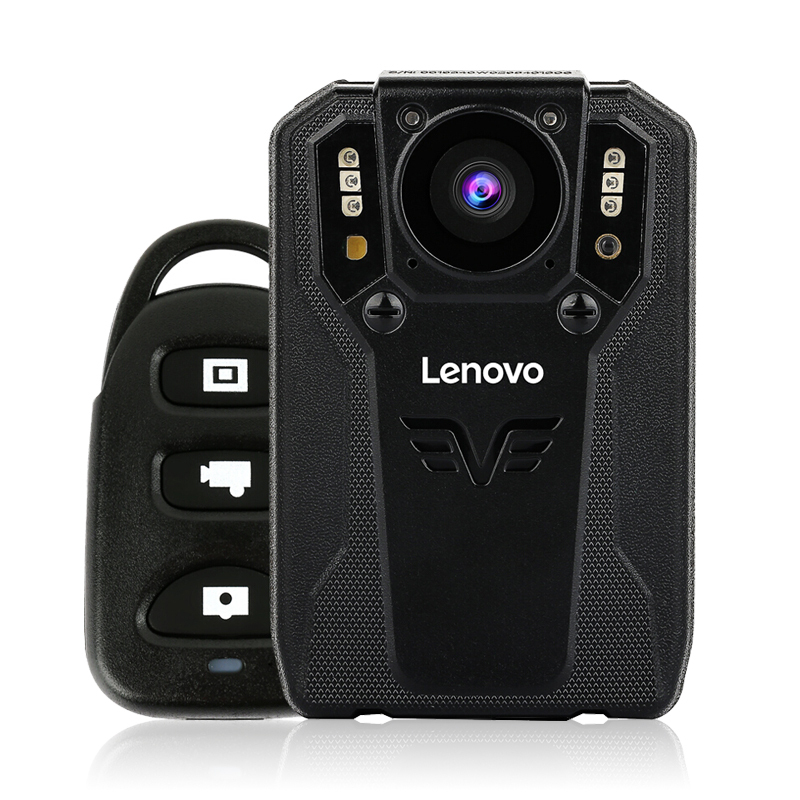 联想(Lenovo)DSJ-5H【官方标配64G】执法记录仪1296P高清红外夜视无线遥控抓拍录像专业便携式录音录像设备