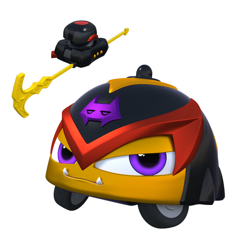 三宝炫斗小q车陀螺玩具炎小火炫动小q儿童升级版对战斗盘套装黑漆漆