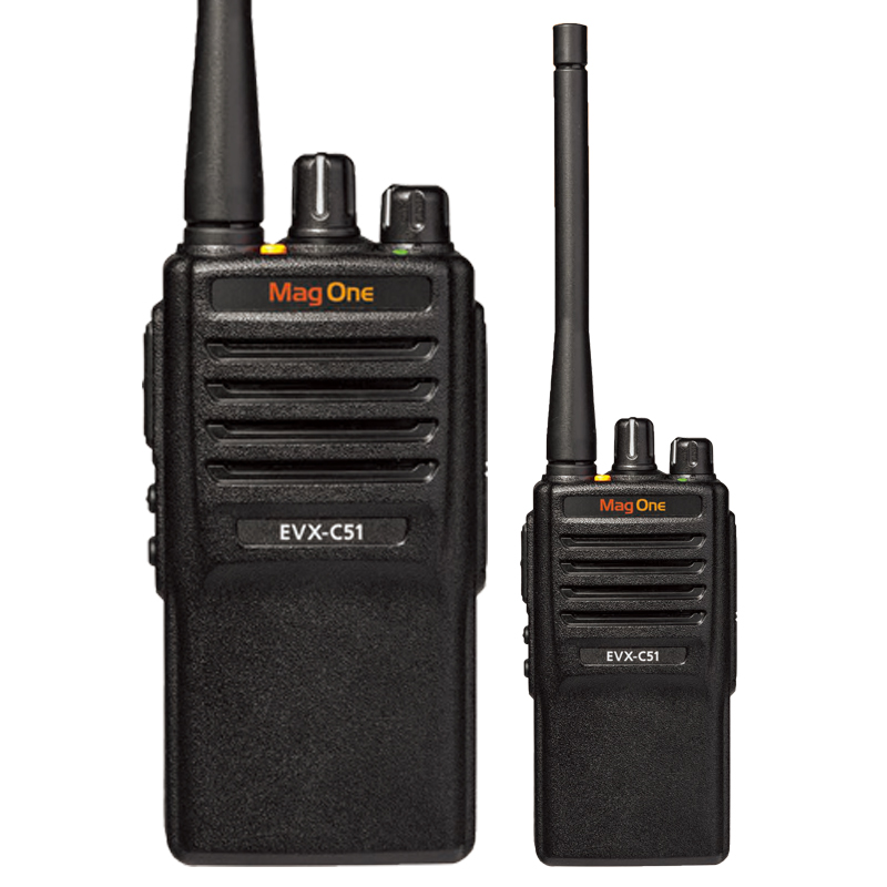 摩托罗拉(MOTOROLA)EVX-C51-G6-4数字便携式对讲机 1800毫安电池 IP54级防水防尘语音信道播报高清大图