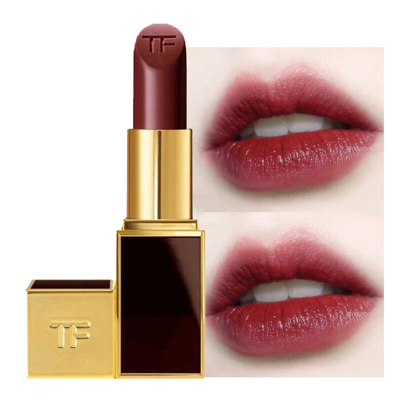 汤姆福特(TOM FORD)TF口红 唇膏黑金黑管3g黑管80#IMPASSIONED棕红色高清大图