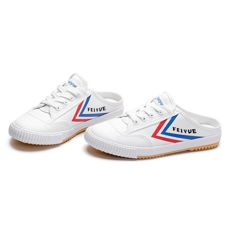 FEIYUE/飞跃帆布半拖鞋无后跟懒人新品布鞋男女款休闲鞋506