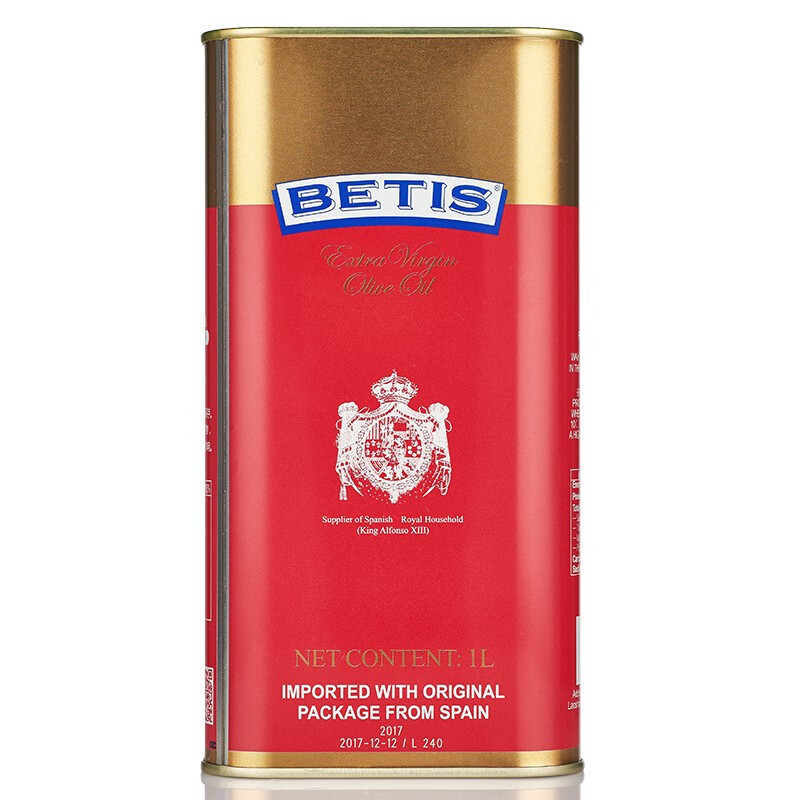贝蒂斯(BETIS) 贝蒂斯特级初榨橄榄油 1L*2礼盒装 礼品