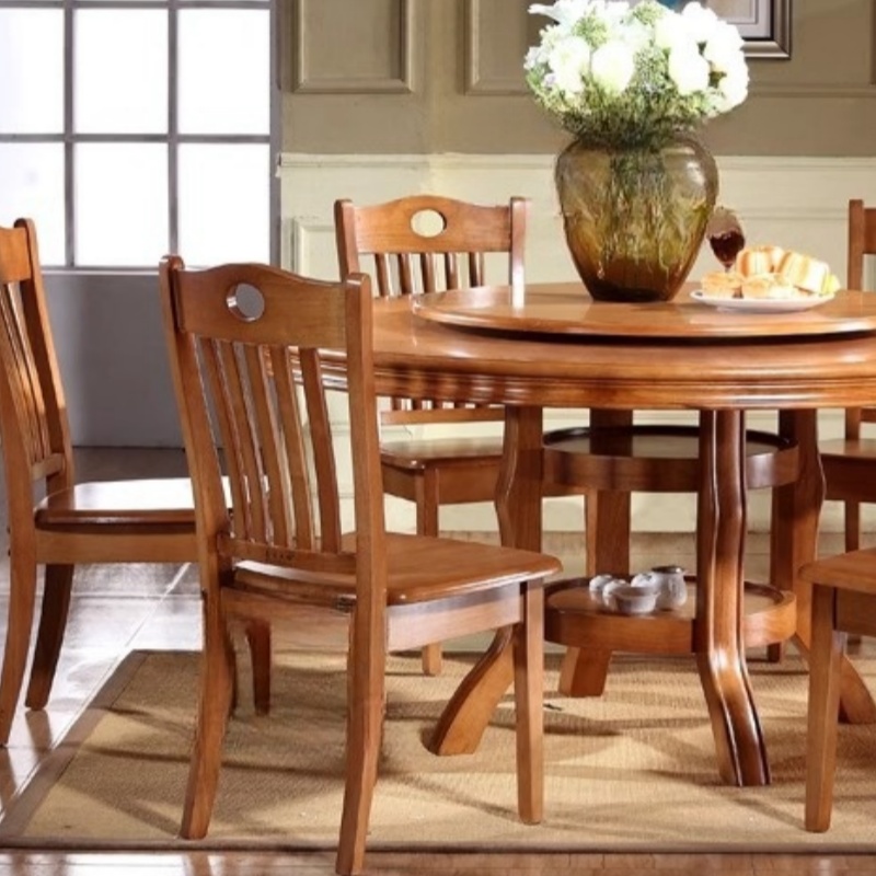 铭思达 实木餐桌高清大图