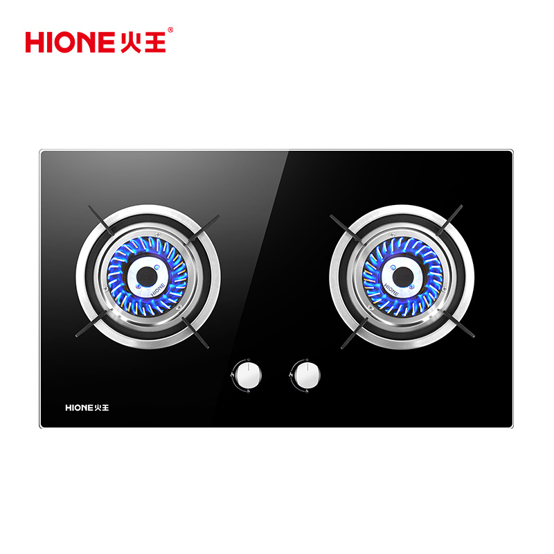 火王(Hione) 燃气灶W01/B家用4.5KW大火力煤气灶嵌入式灶具厨房双灶液化气