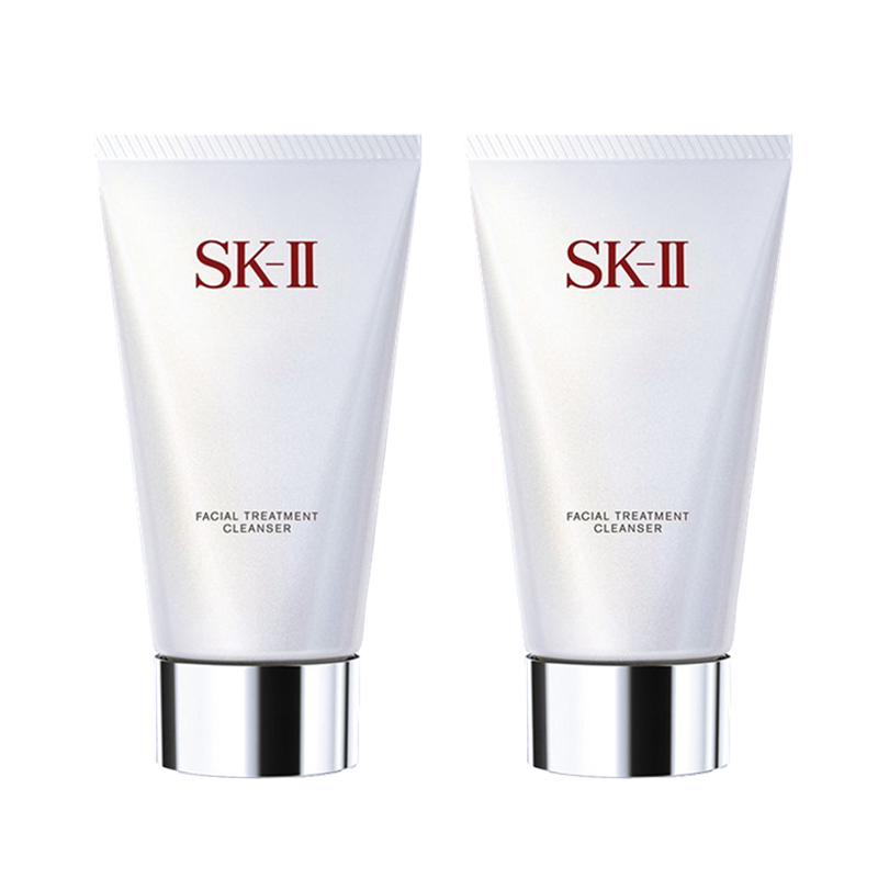 2支装|SK-II全效活肤洁面乳120ml sk2洗面奶 深层清洁 滋养补水 各种肤质通用
