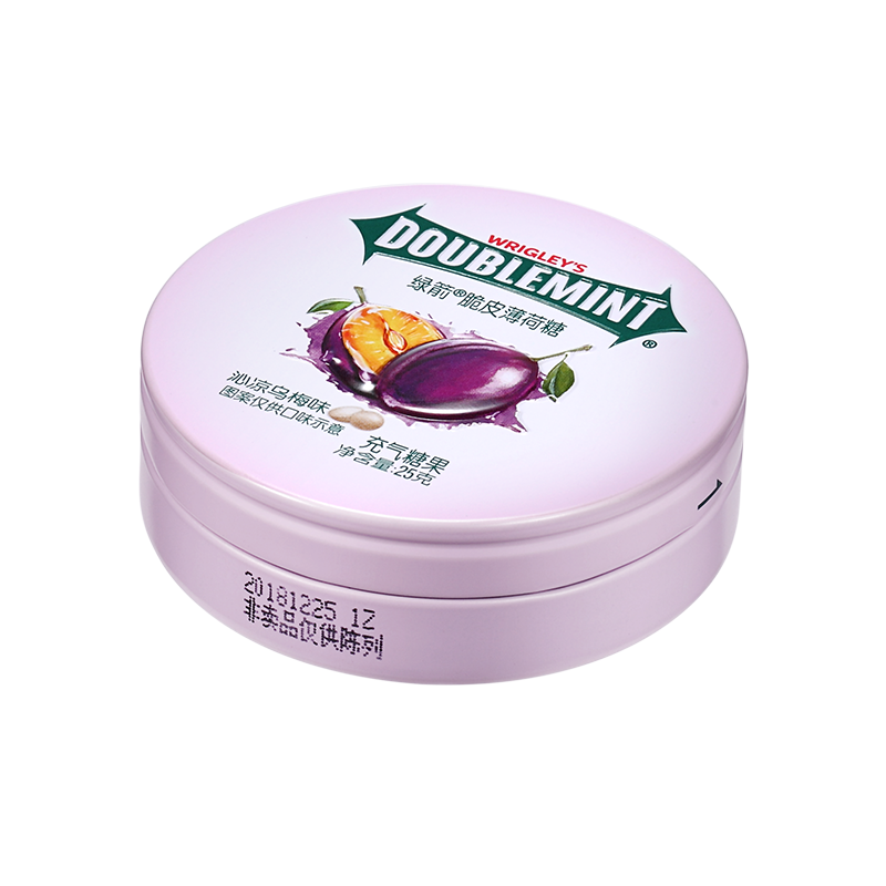绿箭脆皮薄荷糖沁凉乌梅味25克