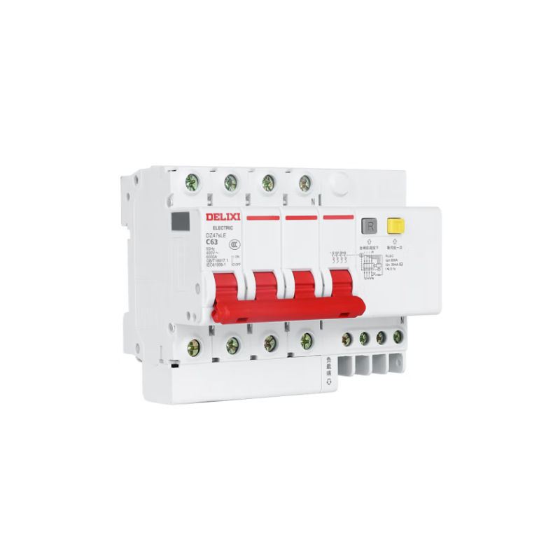德力西小型漏电保护断路器 DZ47sLE 4P C 40A