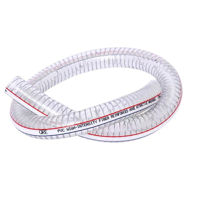 鑫迈凯斯 PVC钢丝软管 耐磨加厚钢丝管 内径40mm[1.8寸]壁厚4.0mm 50米 卷高清大图