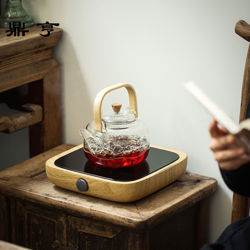 鼎亨玻璃茶壶煮茶器烧水蒸泡茶壶器电陶炉耐高温茶具套装陶瓷家用
