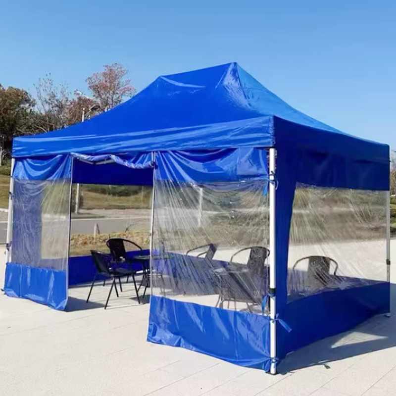 原环 帐篷遮阳棚雨棚 3*4.5米+4面透明 顶高清大图