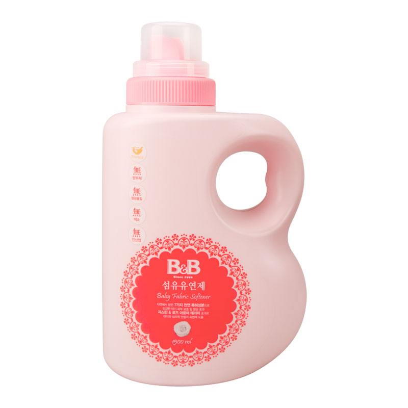 保宁(B&B)纤维柔顺剂(柔和香-瓶装)1500ml 配合使用洗衣液 有香味