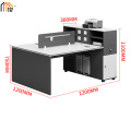 汐 屏风办公桌 双人位张