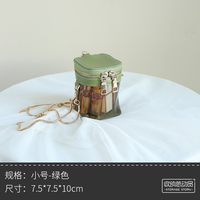 家柏饰(CORATED)口红包斜挎小号便携收纳包迷你小包化妆包女网红气质大容量化妆袋高清大图