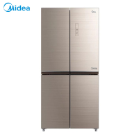 美的/Midea 433升 十字对开门家用冰箱 温湿精控 一级变频 双系统风冷 铂金净味 BCD-433WGPM 凌波金