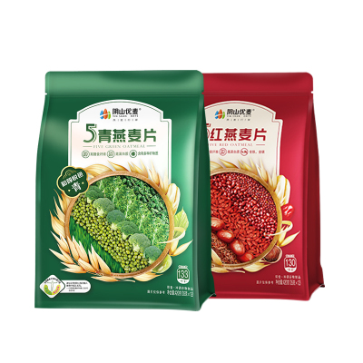 阴山优麦5青、5红燕麦片420克*2袋(35克*12)