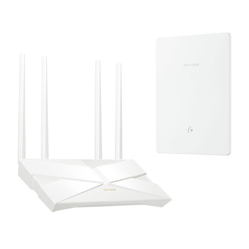 TP-LINK K25套装 家用无线路由器wifi6母子套装(含XDR3010易展版+XDR3000易展Turbo版纸片路由器) AX3000M千兆双频5G高速mesh分布式覆盖